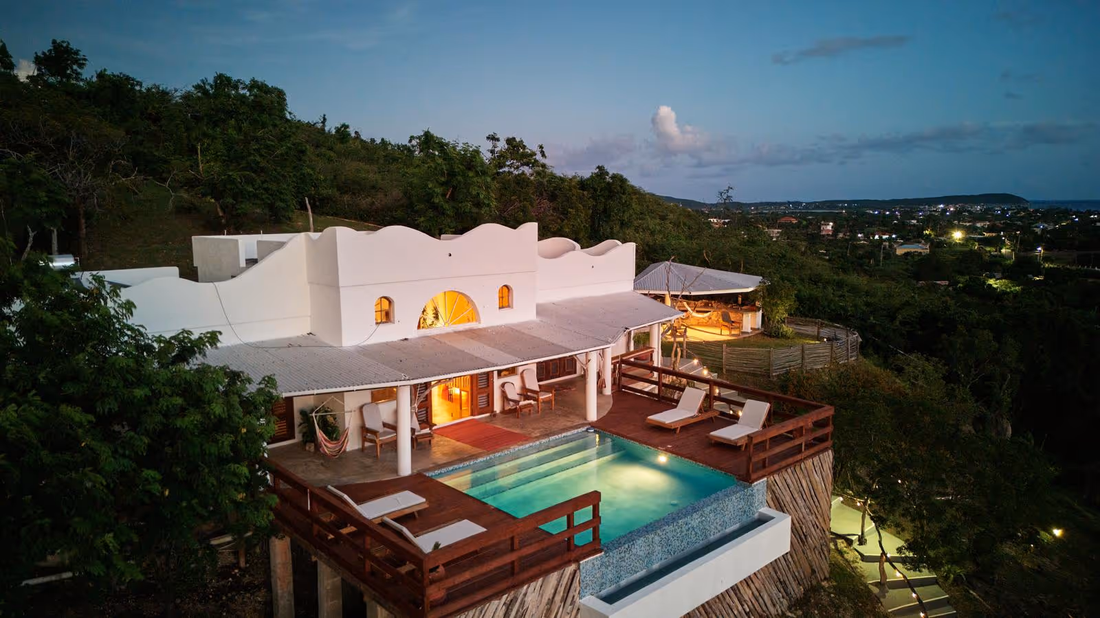 room with cozy warm lights