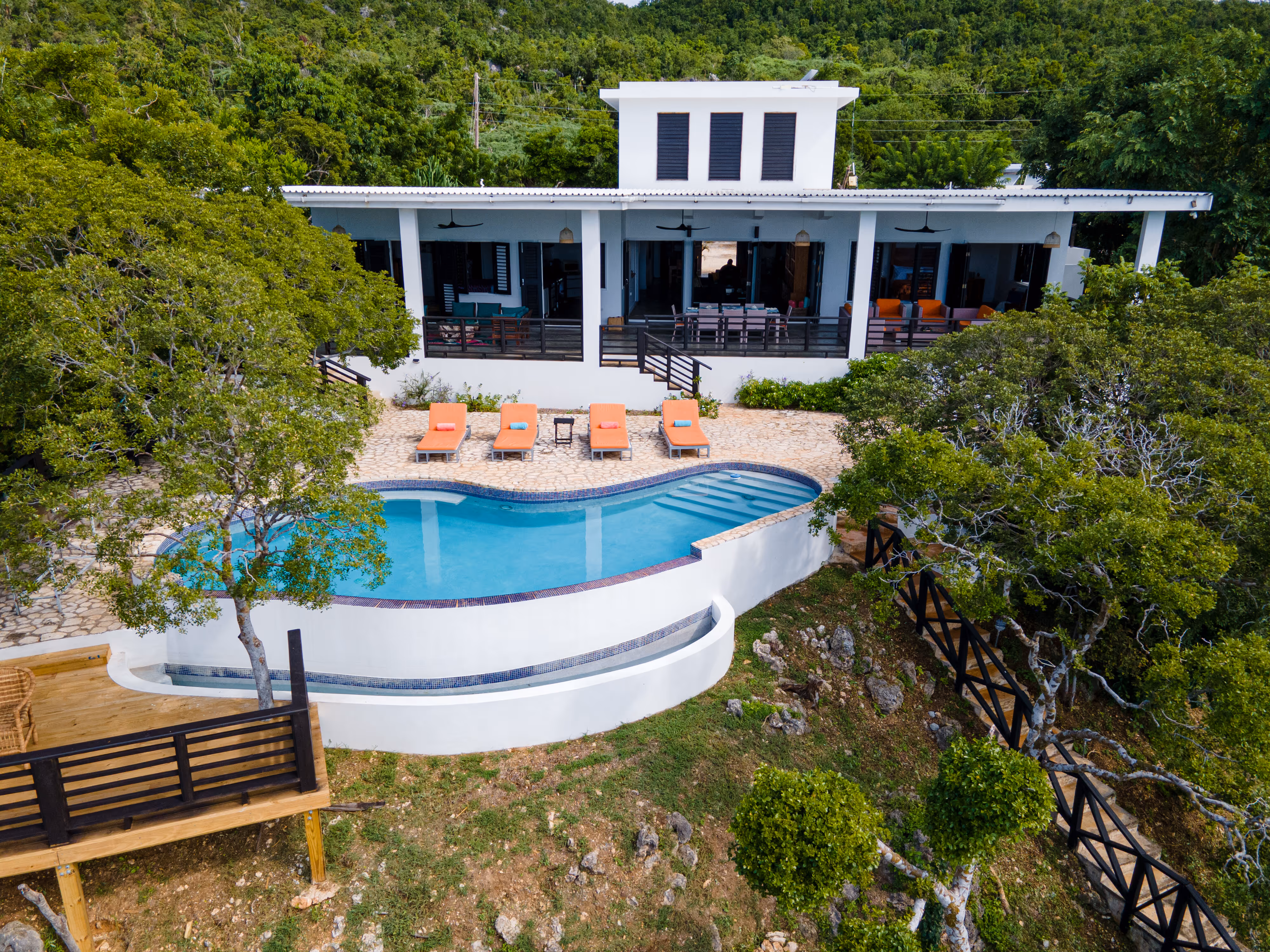 bed room with bed side lamp