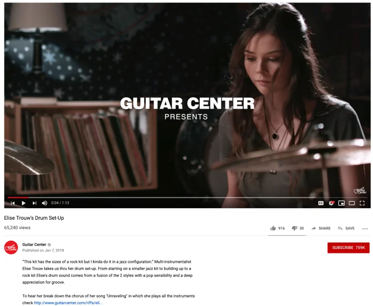 Guitar Center YouTube