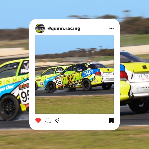 Quinn Racing Instagram Post