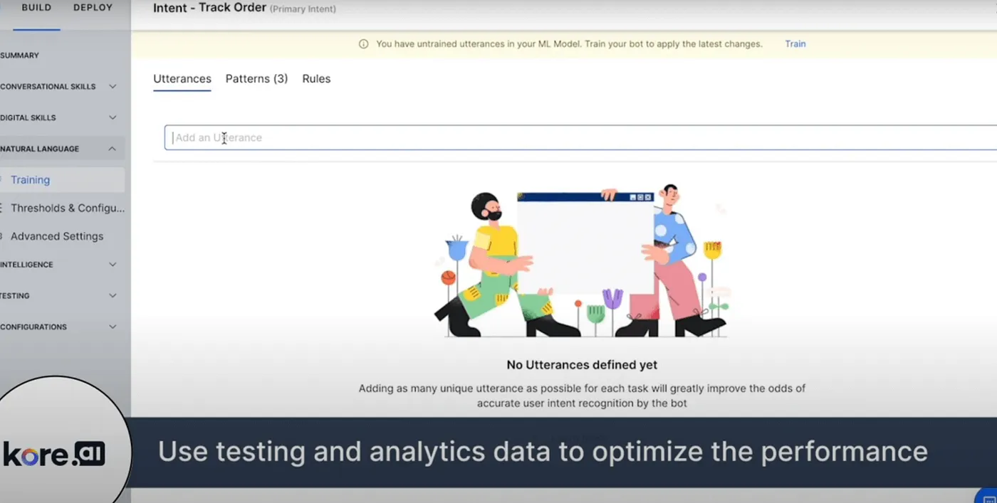Use testing and analytics