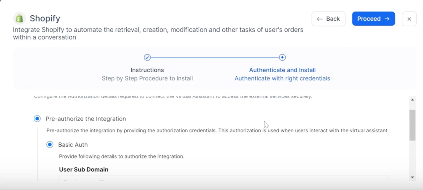 Authentic and install in shopify