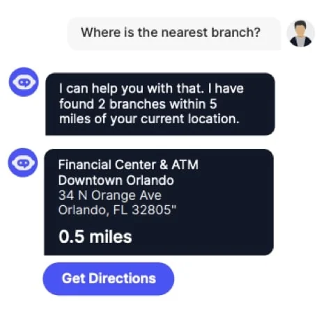 Chat bot in Ai for service