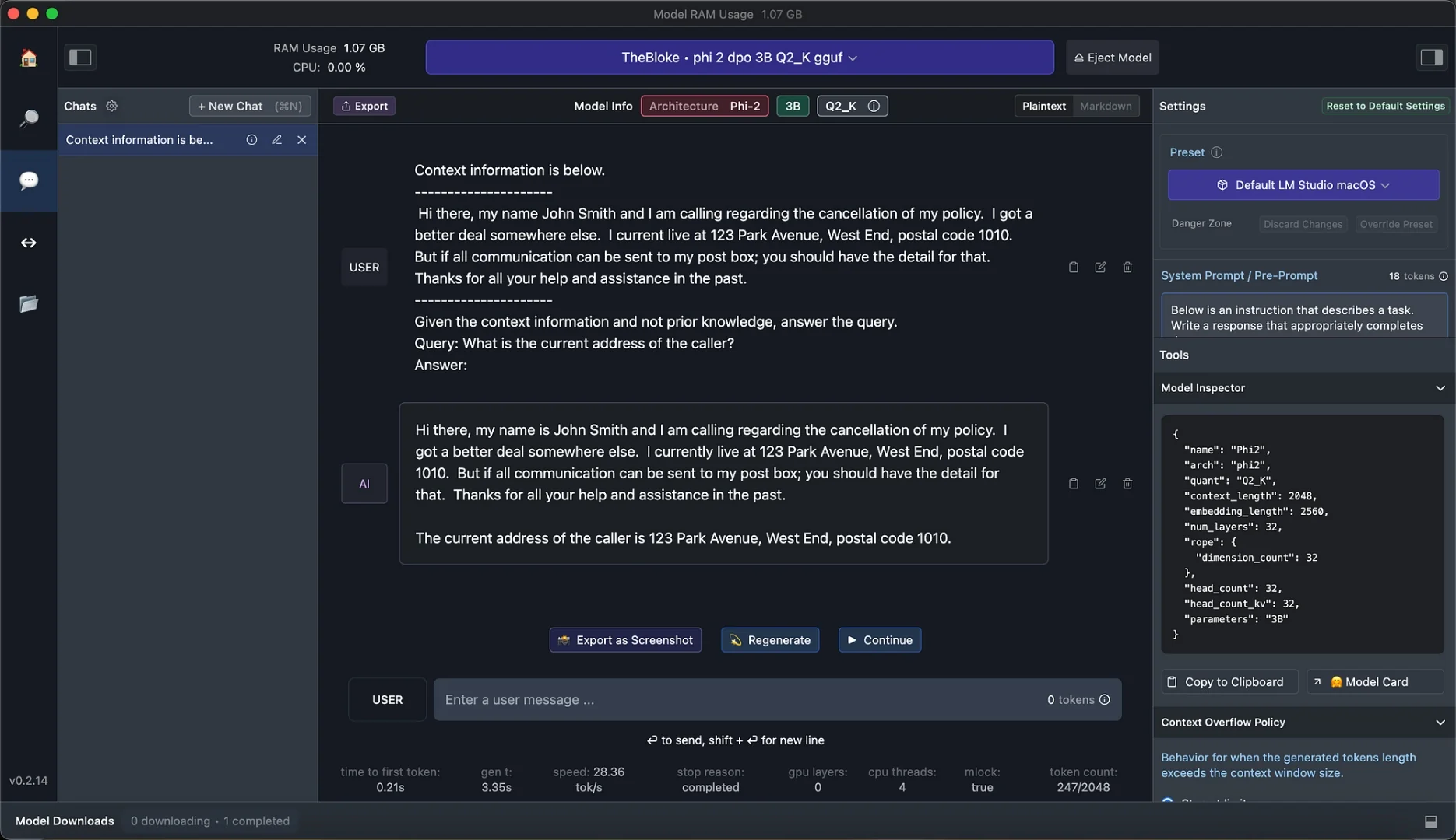 The dashboard of a web application featuring graphs, data summaries, and menu items for user navigation.