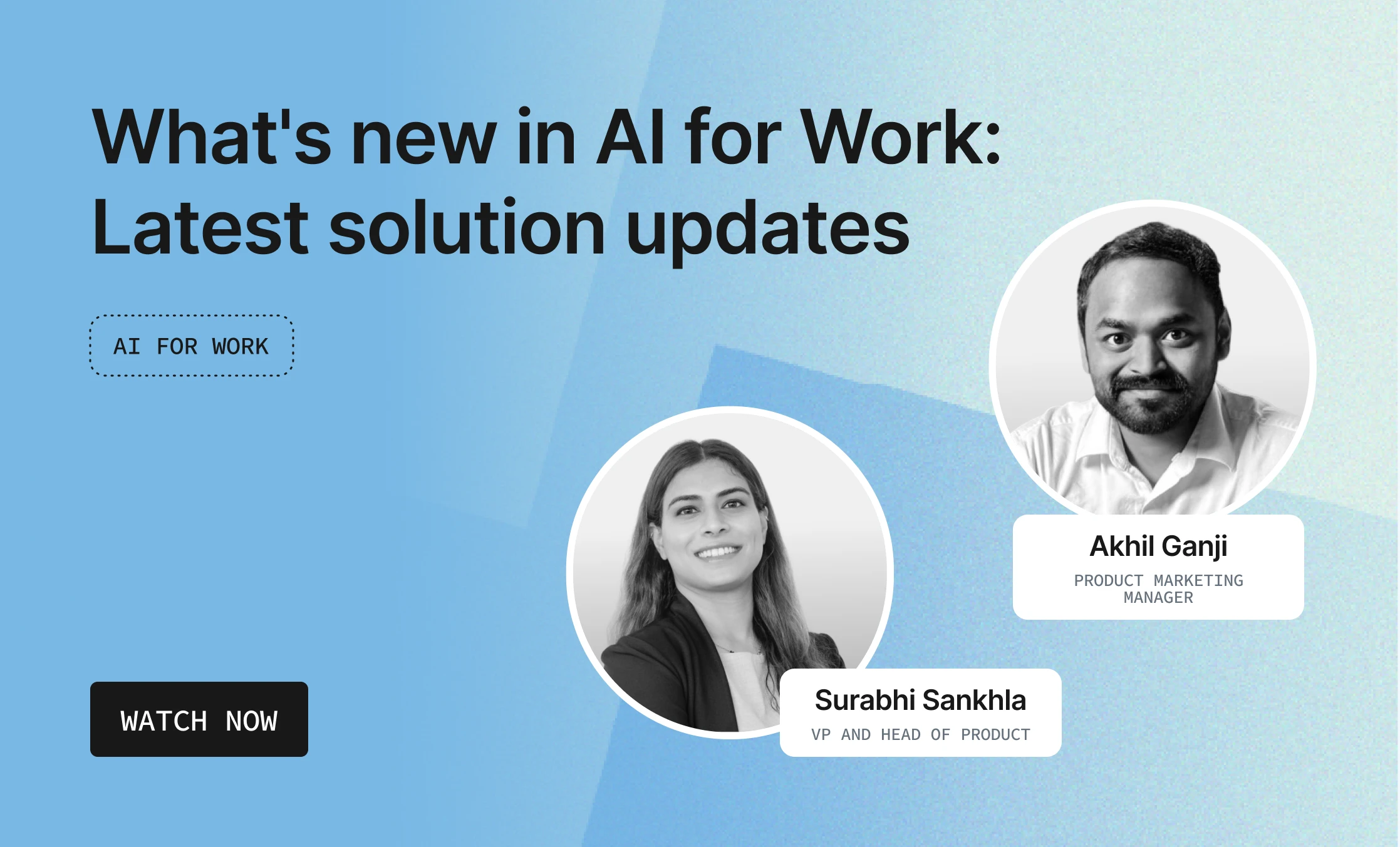 What's new in AI for Work: Latest solution updates