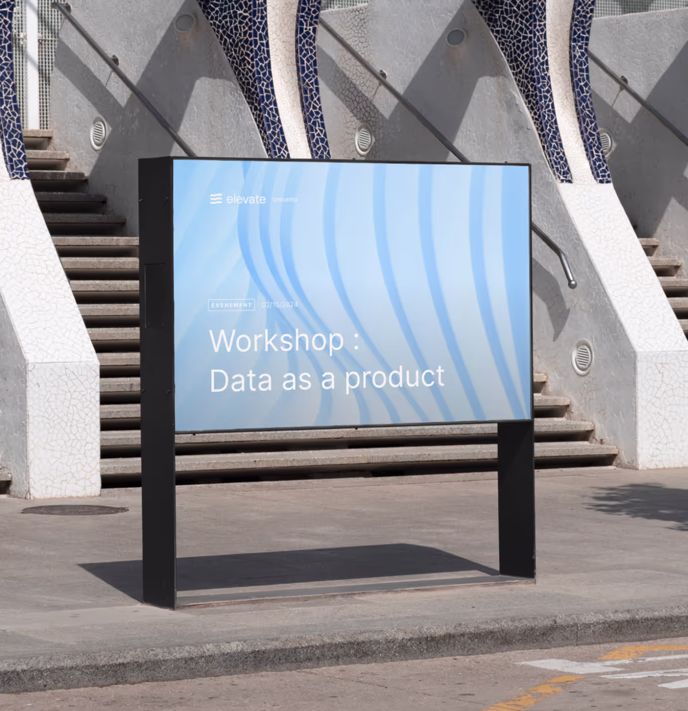 Elevate - Poster mockup