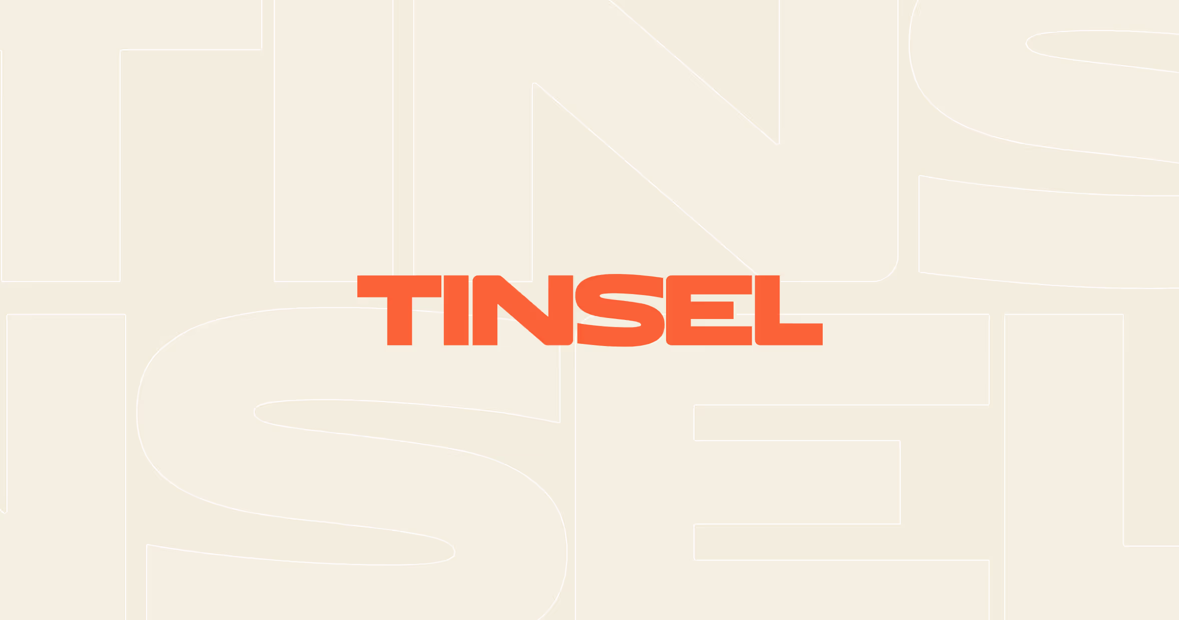Tinsel - Logo hero
