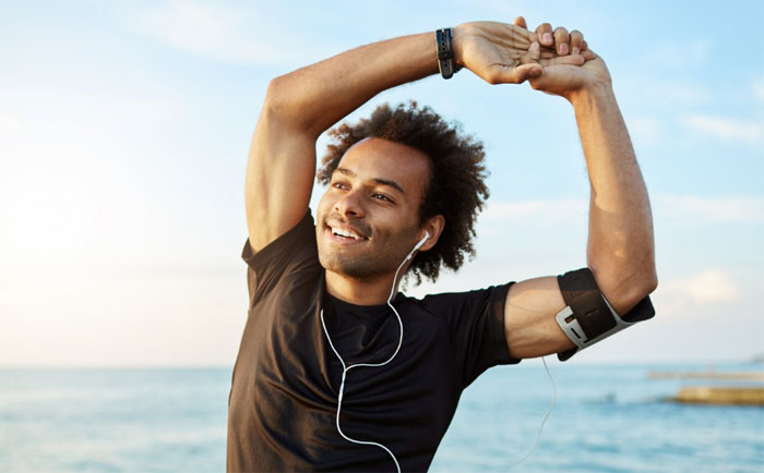 Man exercising