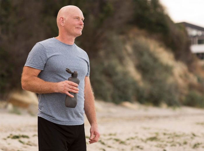Man standing on the beach