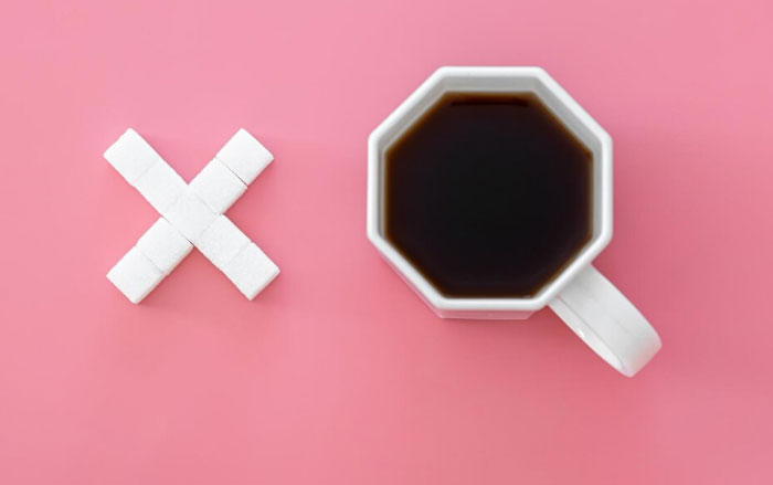 No coffee and sugar