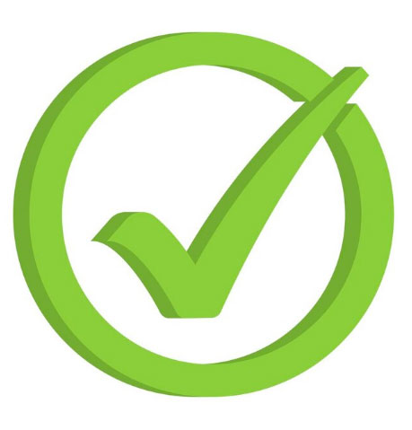 Green check