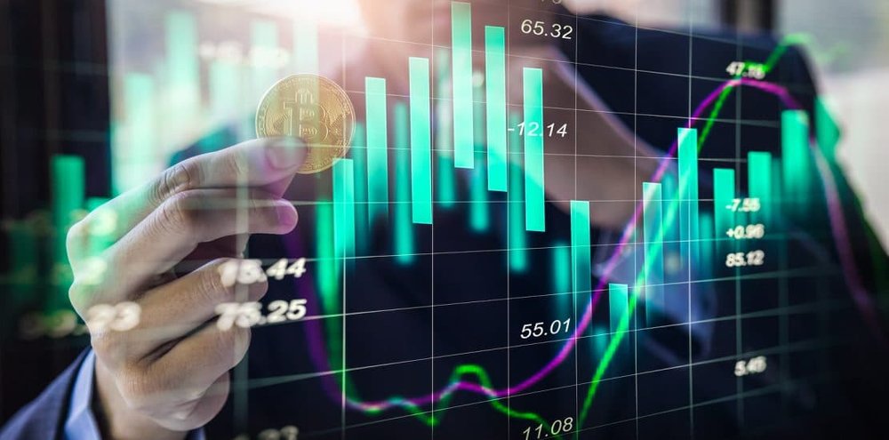 bitcoin and graph image