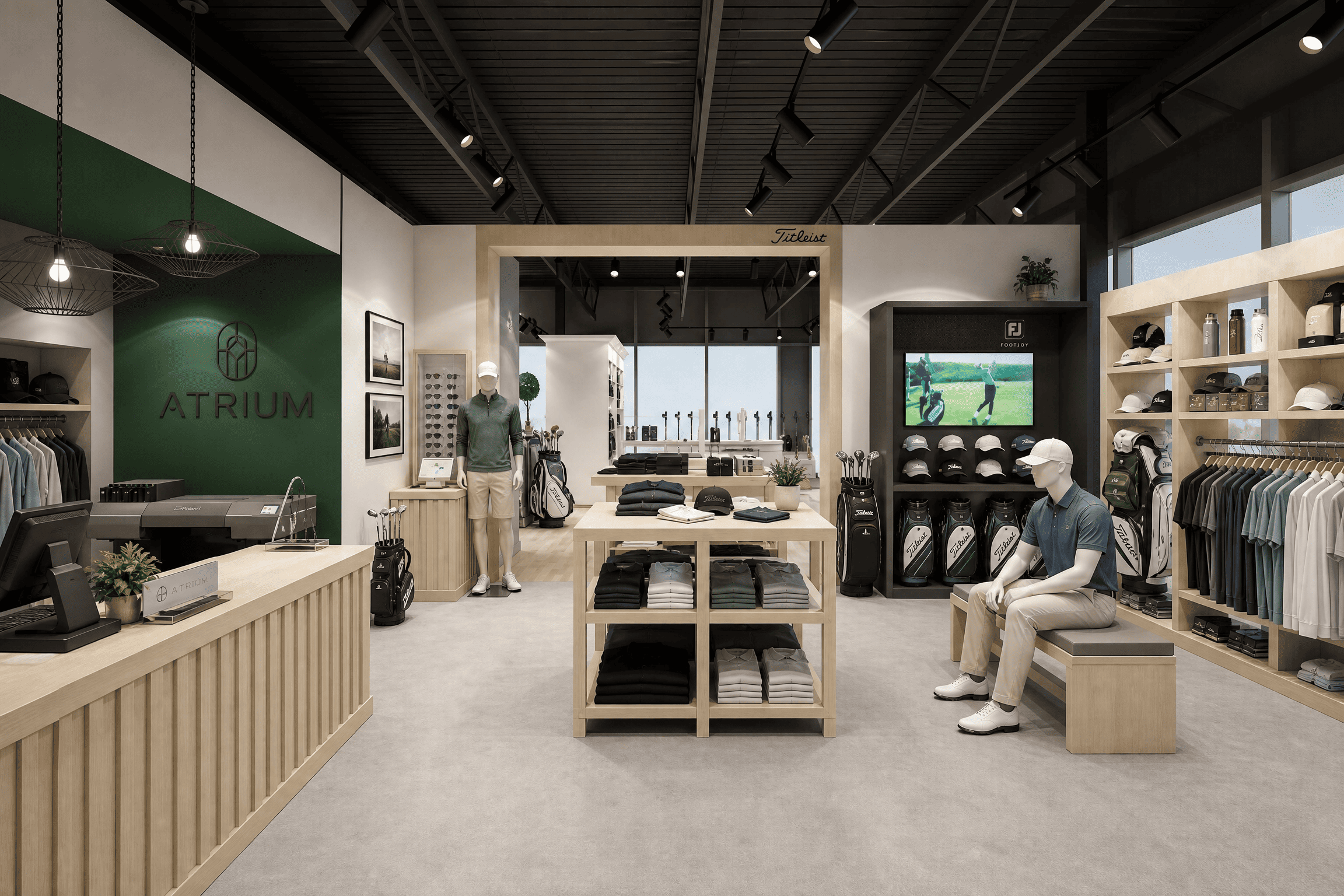 Boutique Ton Golf — corner Titleist et bâtons