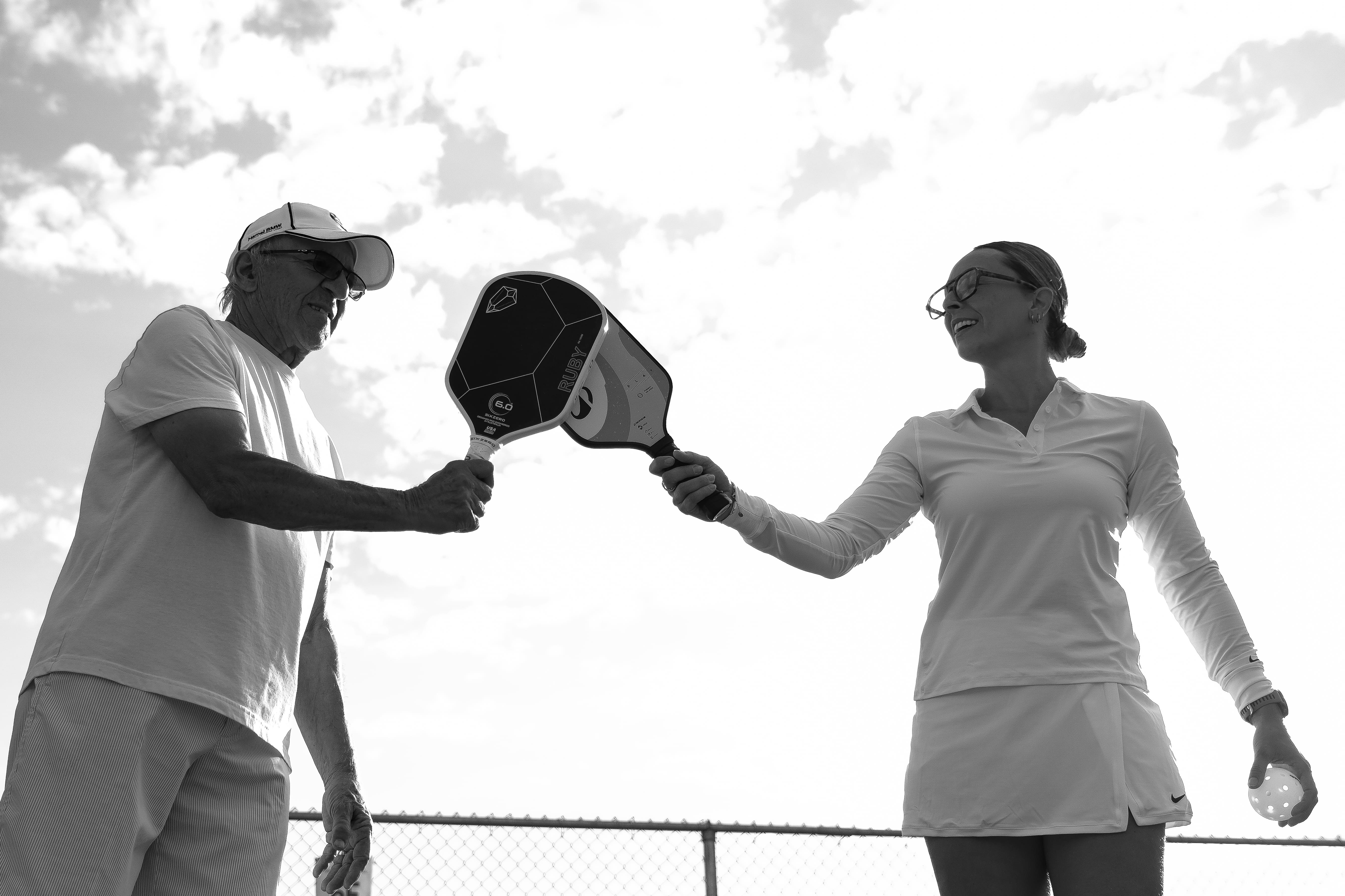 Partie de pickleball au centre Atrium