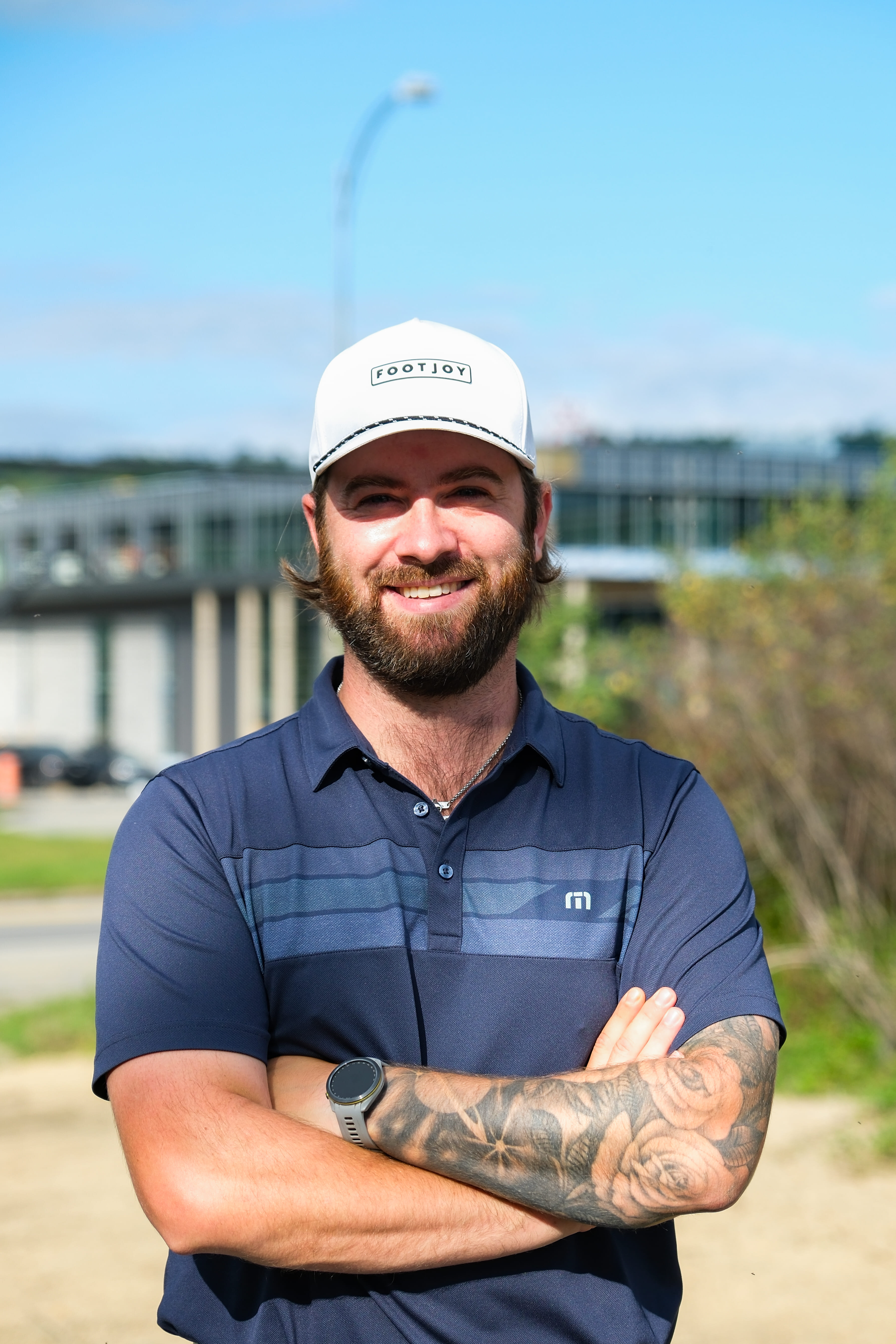 Pierre Martin, professionnel CPGA, en séance de fitting