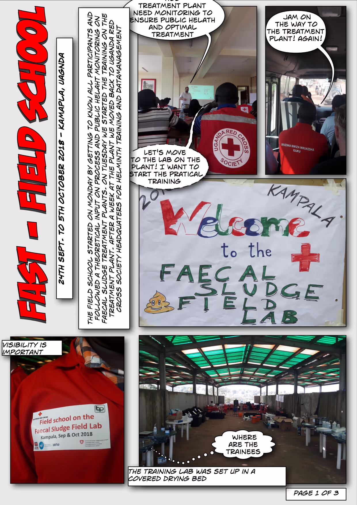 FAST Ugandan Field School Comic. Credit: Austrian Red Cross.