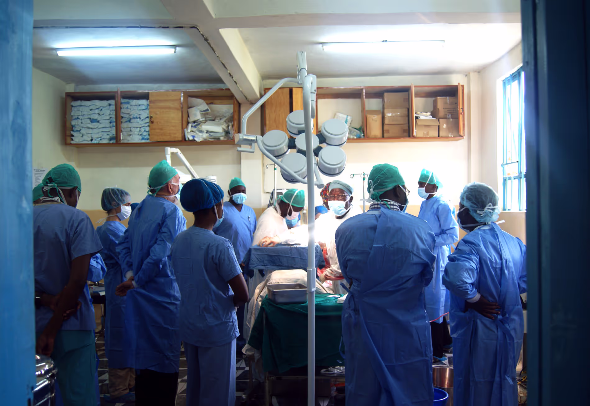 Operating theatre during a “ketamine week”.