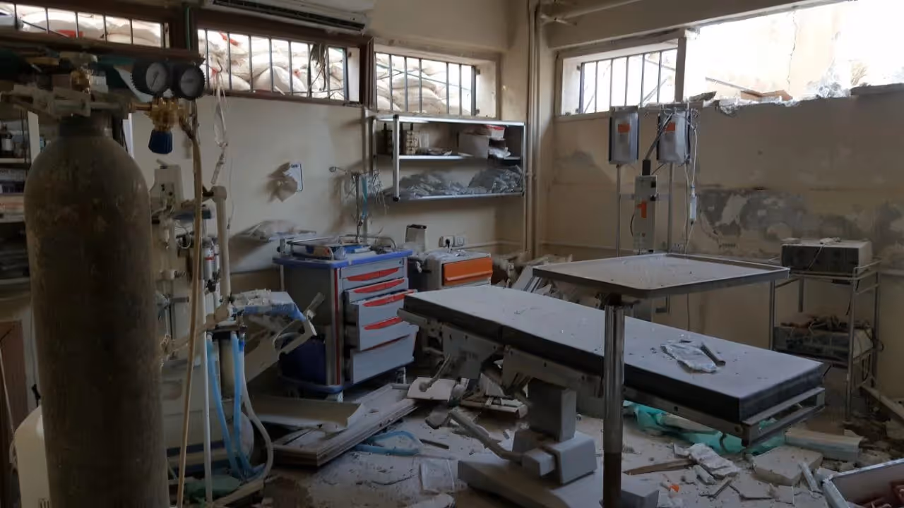 Cave Hospital in Al Atareb, Syria, following an airstrike in 2016. Credit: Syrian American Medical Society.
