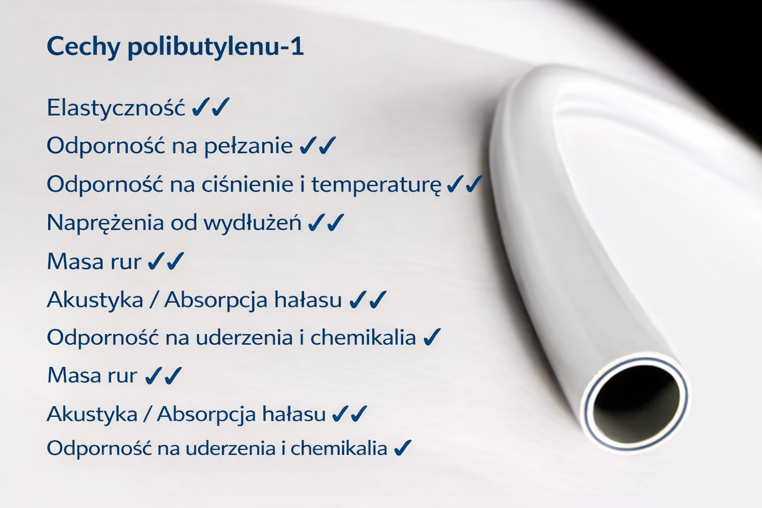 Lista właściwości polibutylenu-1