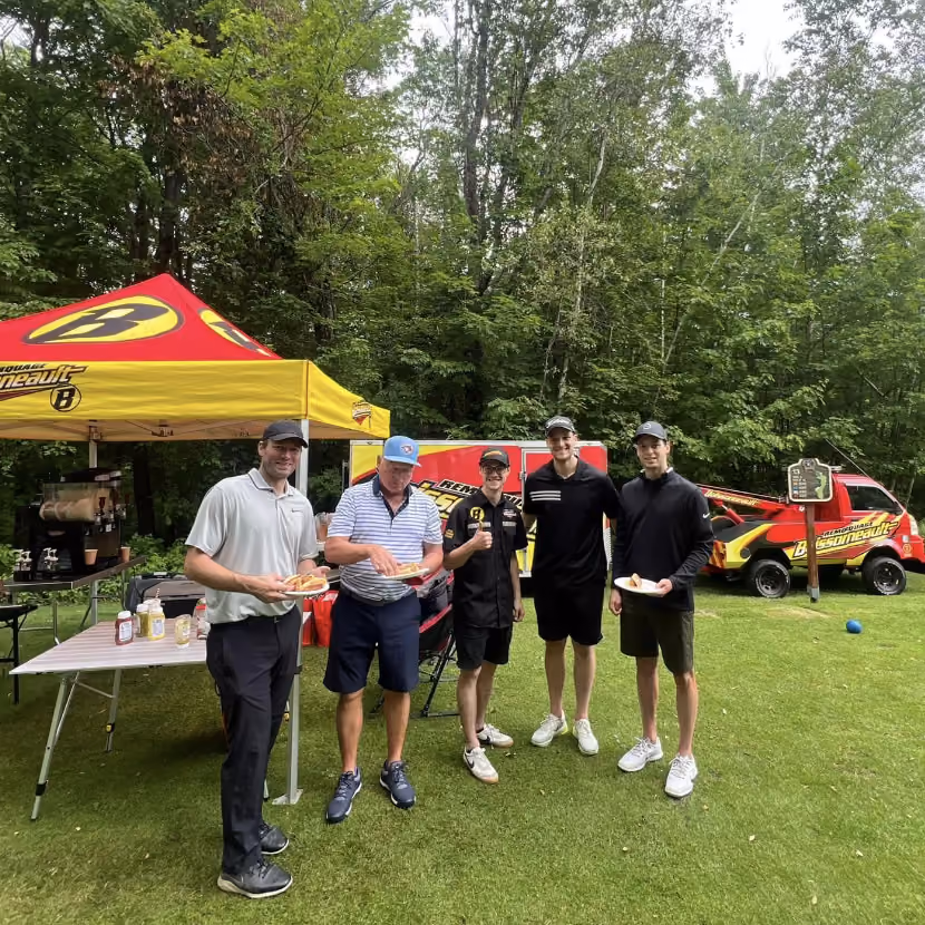 Commandite d’un tournoi de golf par Remorquage Boissonneault