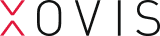 Logo with a red stylized X followed by black letters 'ovis'.