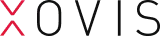 Logo with a red stylized X followed by black letters 'ovis'.