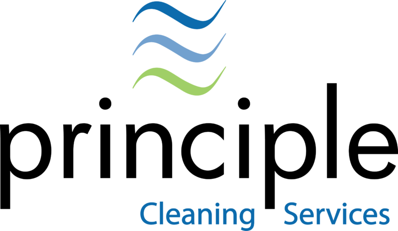 PCS Premier Cleaning Services logo with three wave shapes above the company name.