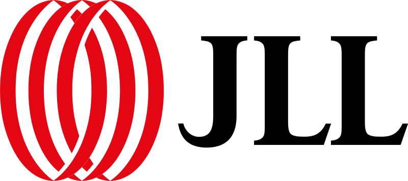 JLL logo with three red interlocking rings and black text.