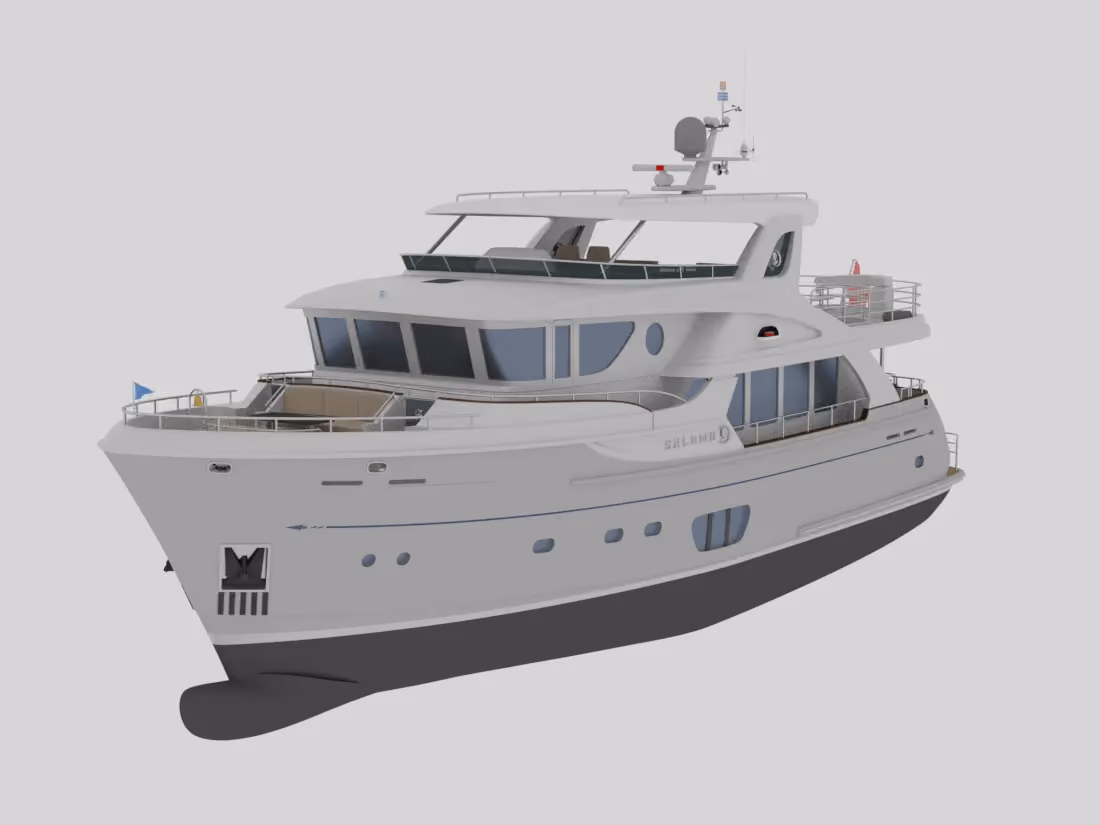 78 ft motor yacht