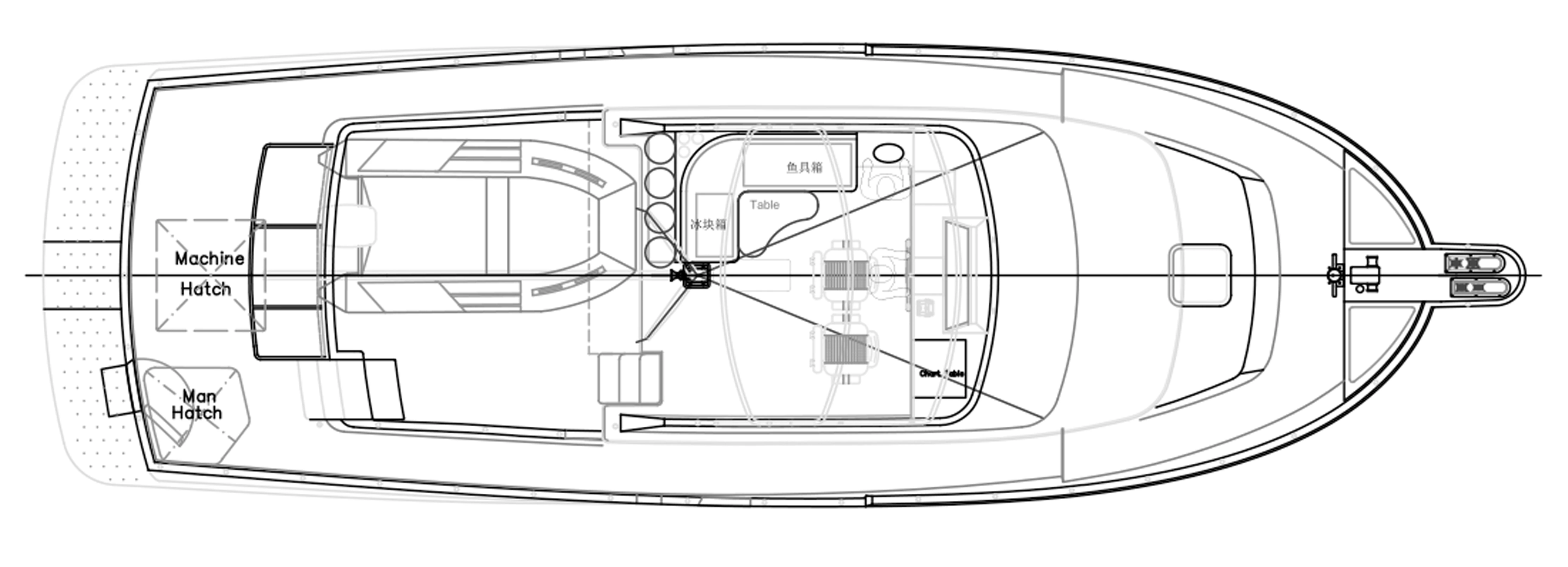 42 archer upper deck layout