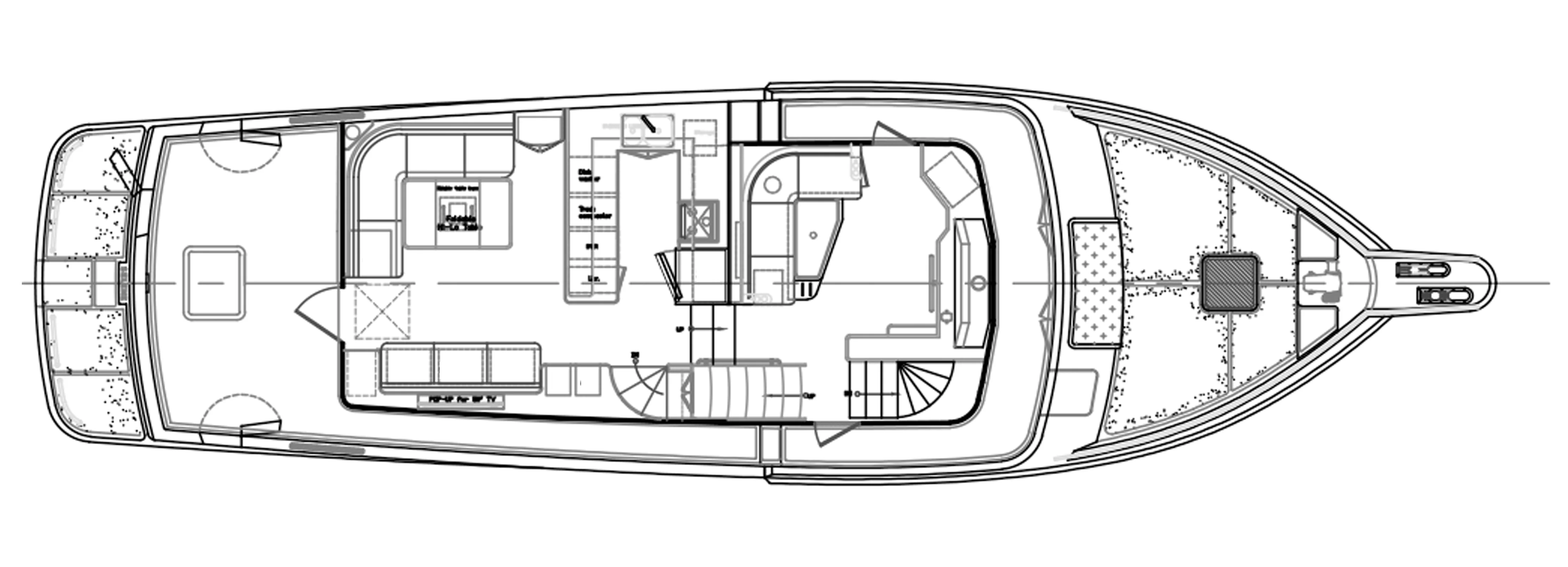 54 classic main deck wide body layout