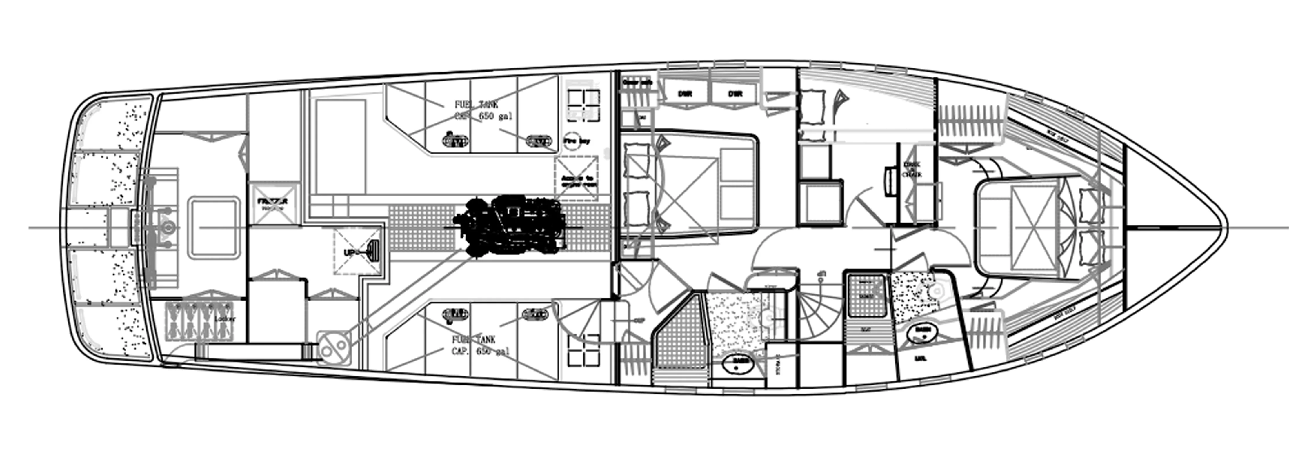 54 classic lower deck layout