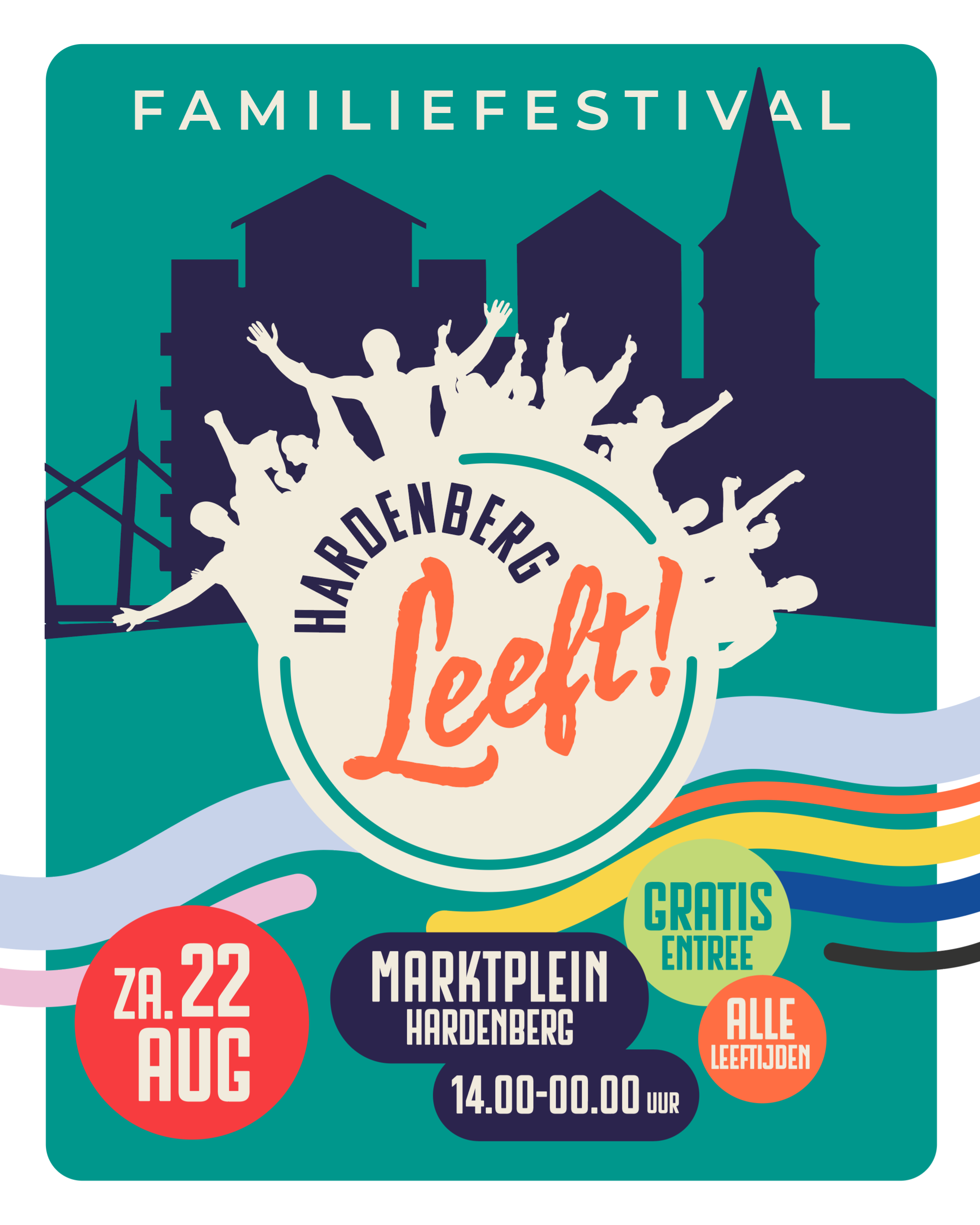 Hardenberg Leeft! Poster social media