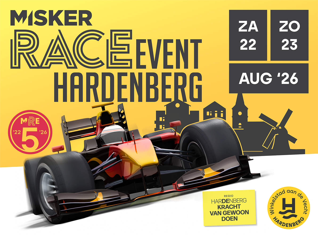 Misker Race Event - Poster socials