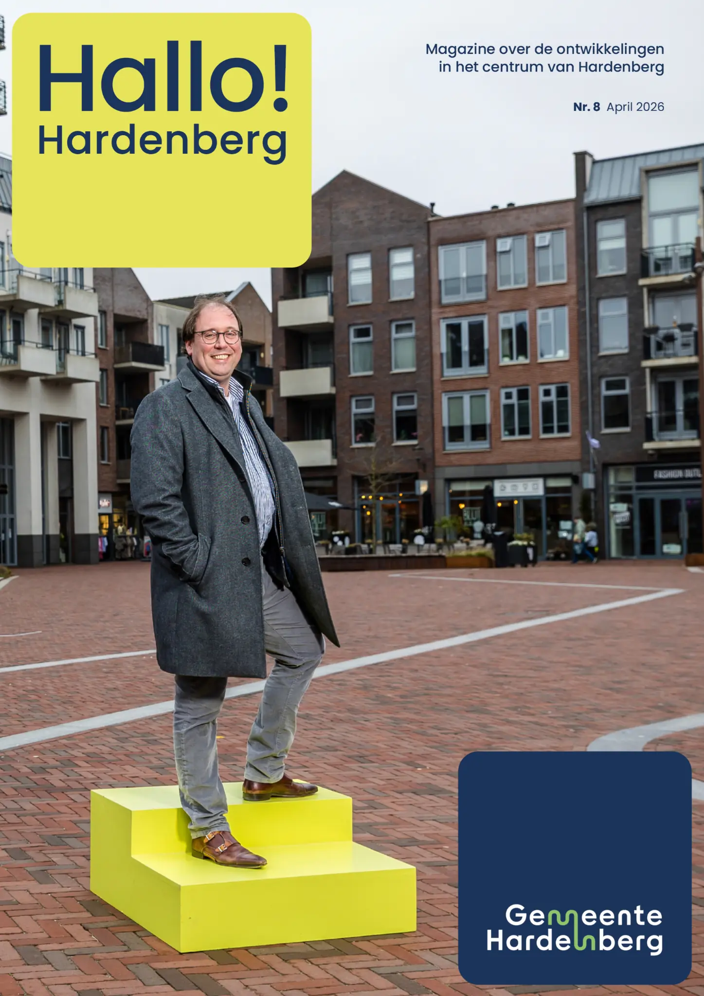 Gemeente Hardenberg - jaarlijks informatie magazine Hallo Hardenberg - cover