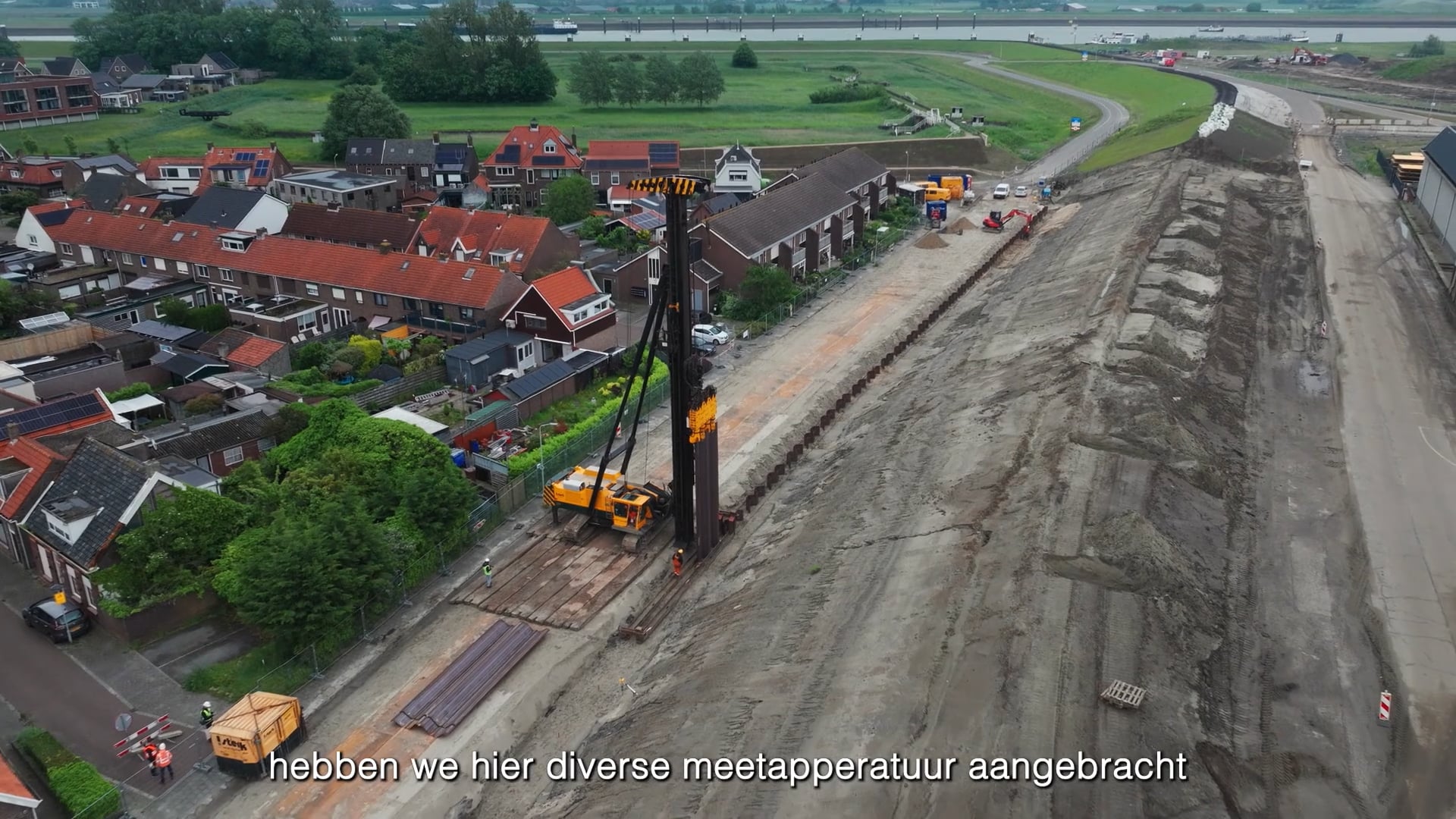 Aanbrengen damwanden
