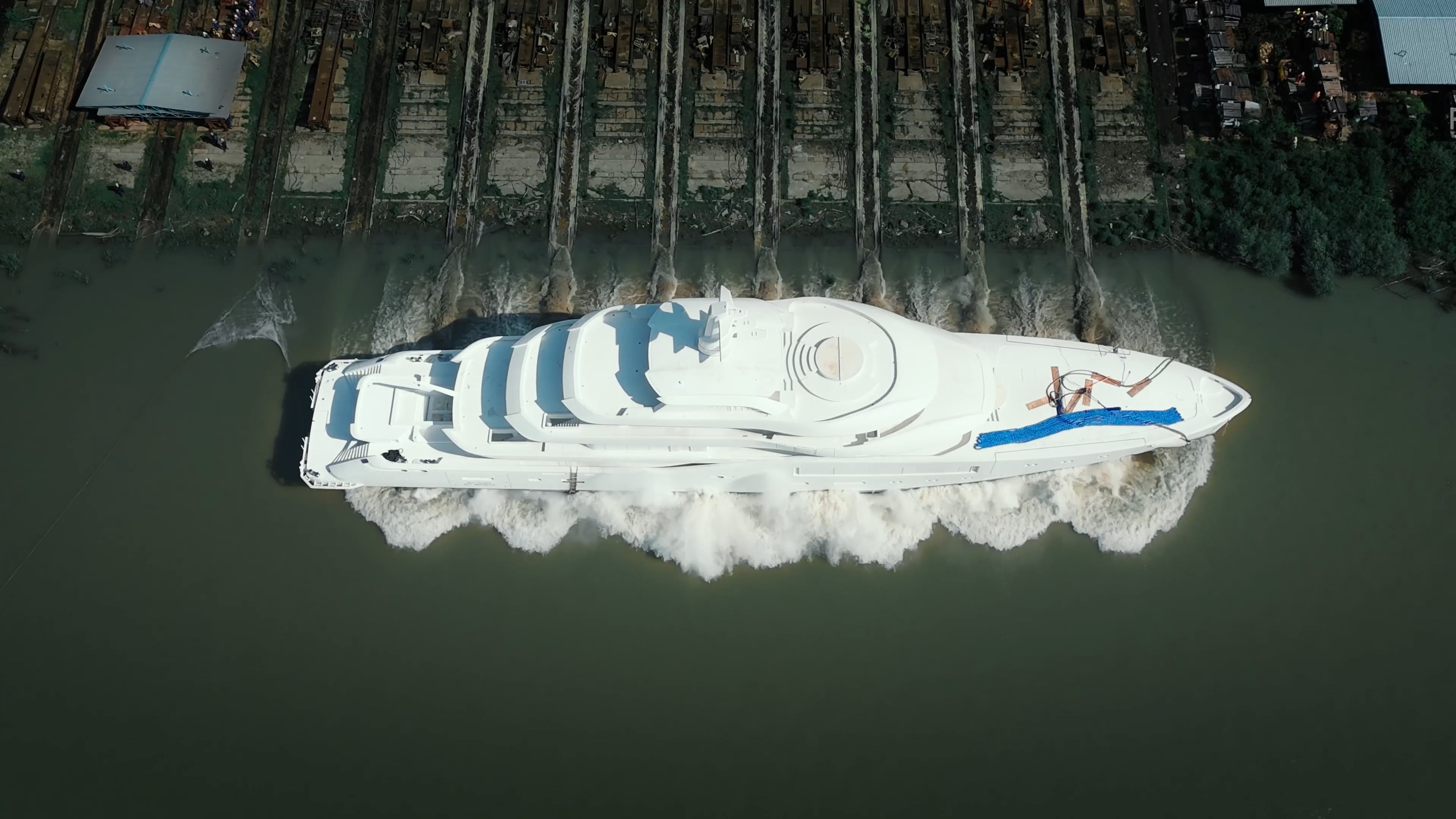 Damen Yachting Amels 8004 launch