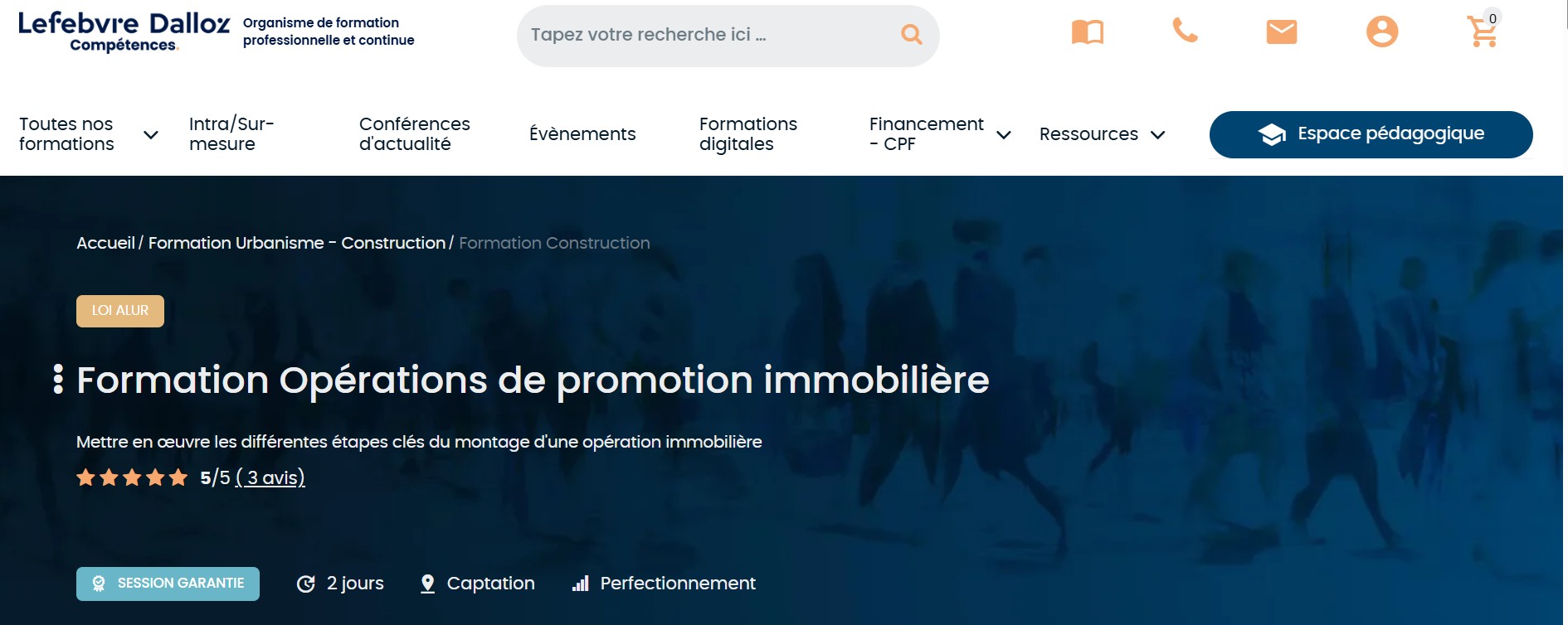 formation promotion immobilière