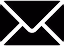 Black envelope icon symbolizing email or message communication