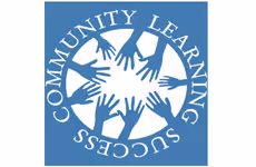 Hands joined in circle representing community learning success