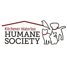 Kitchener Waterloo Humane Society logo with cat and dog silhouettes