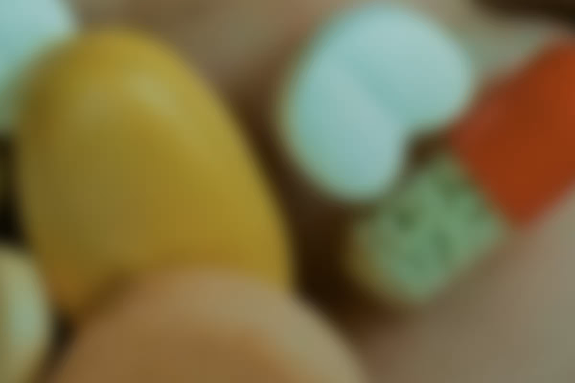 Colorful blue and red pills to showcase BV treatment 