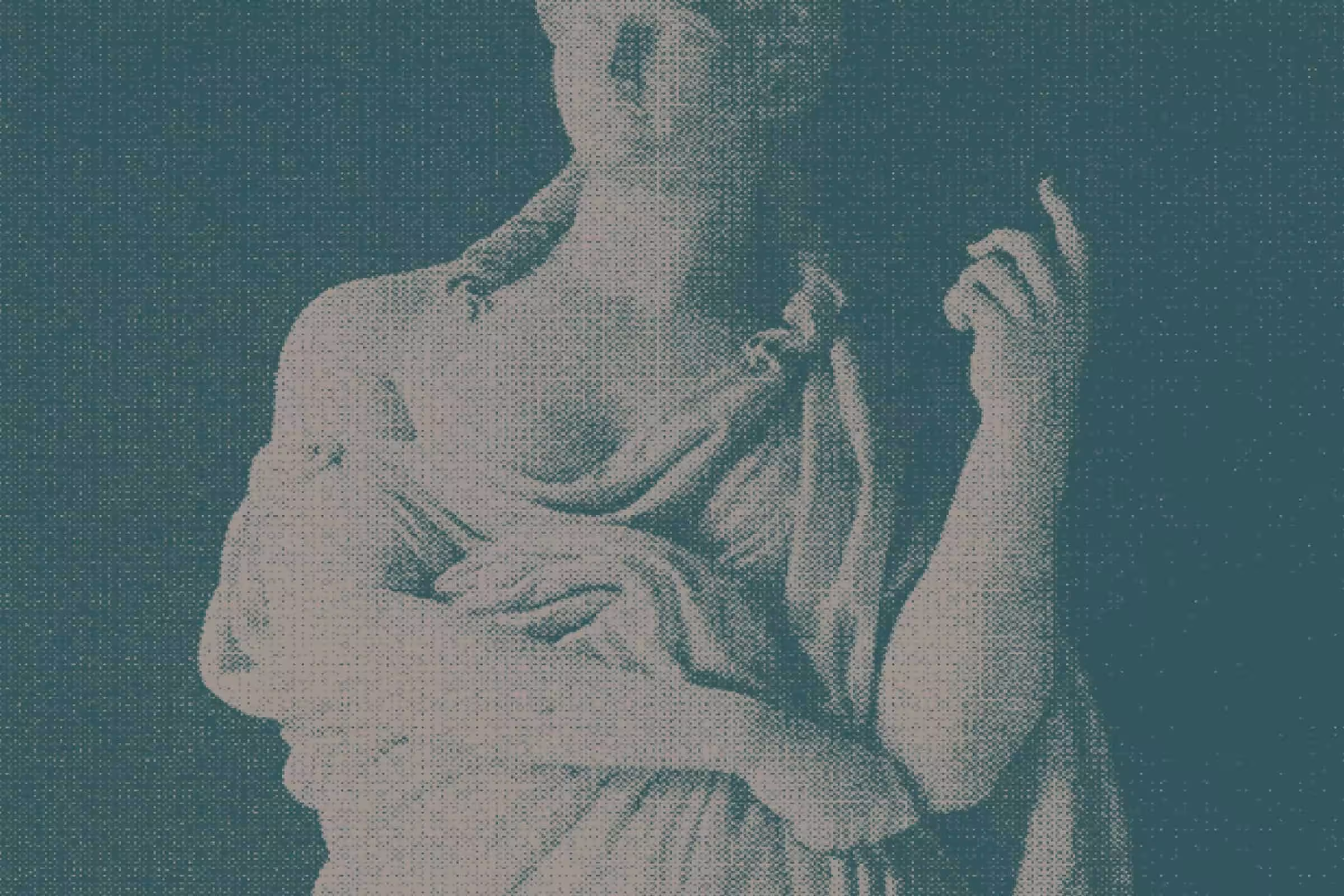 A female statue wondering whether boric acid will make her taste better.