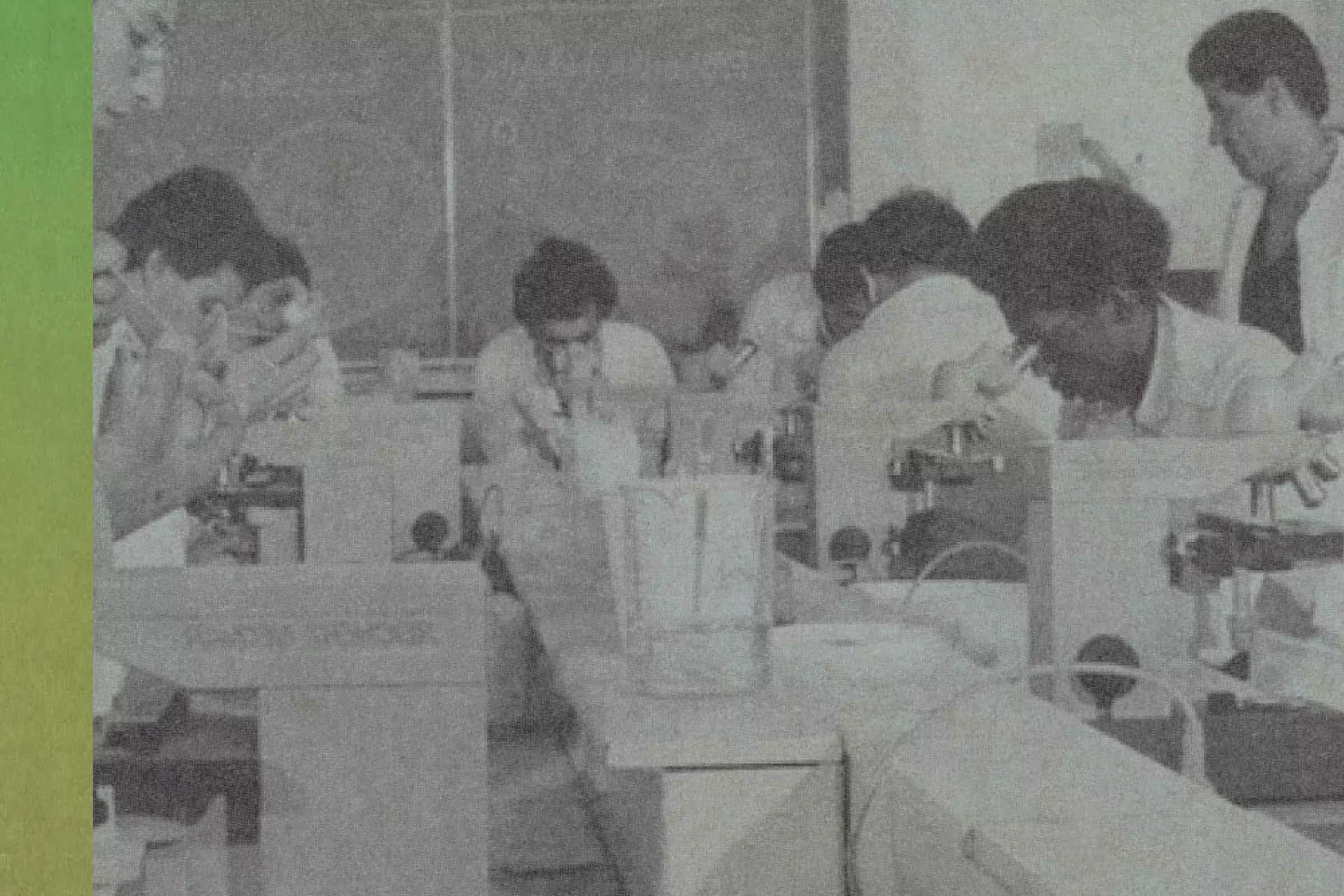 A few scientists in a lab trying to figure out what is vaginal microbiome testing.