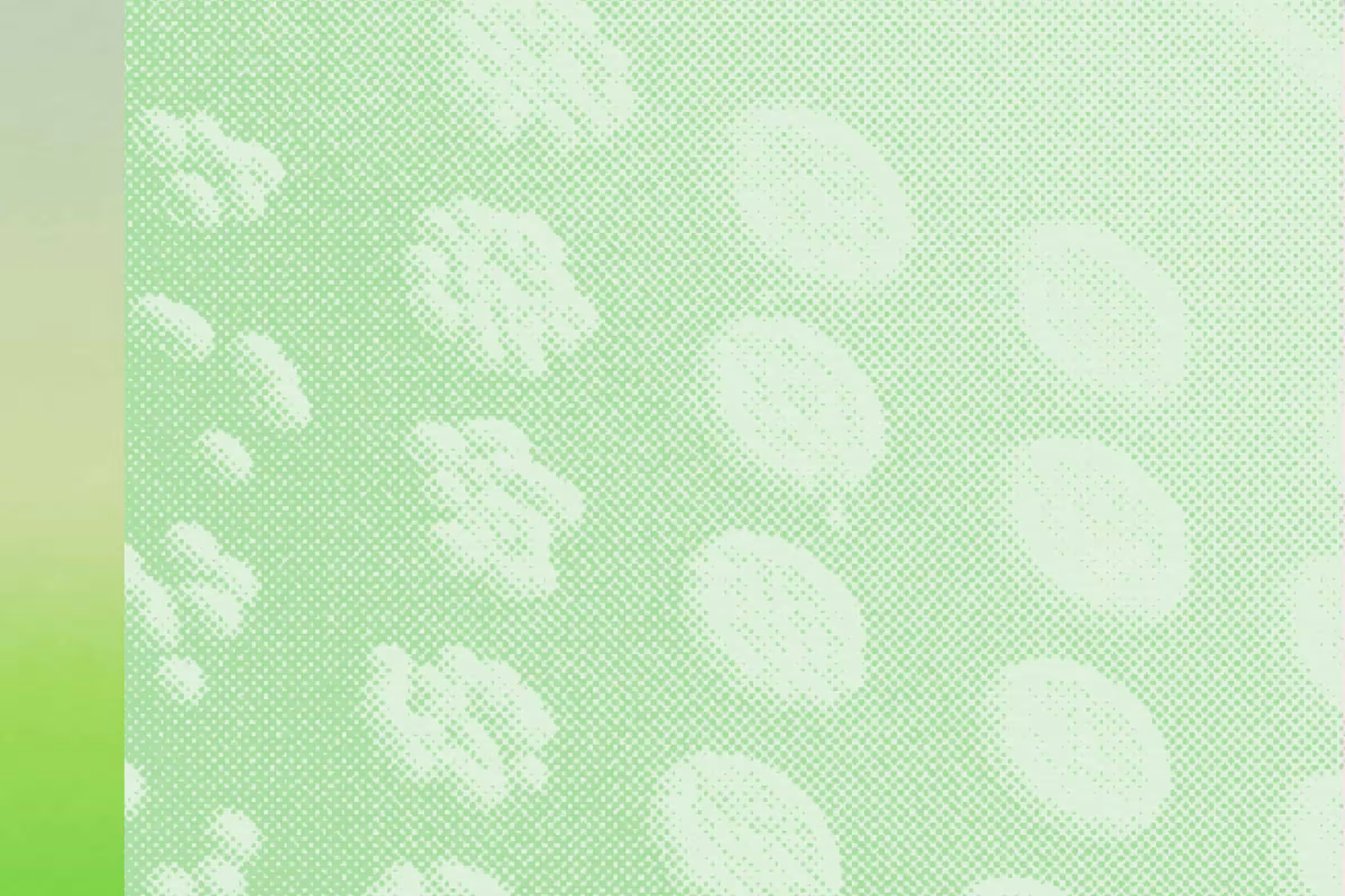 A zoomed in photo of Bacterial Vaginosis causing bacteria in a green hue