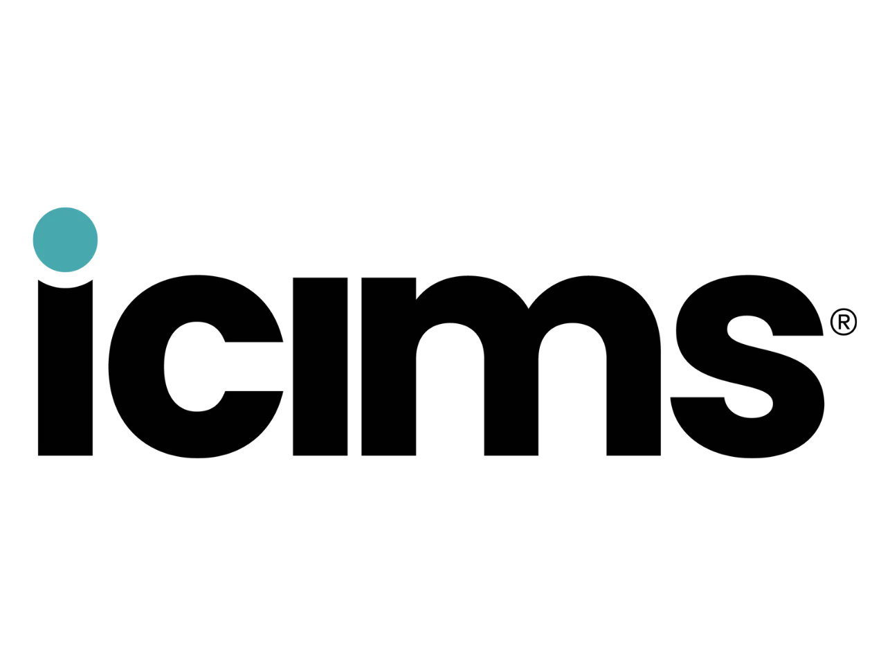 iCIMS company logo with a teal dot above the letter 'i' followed by lowercase black letters.