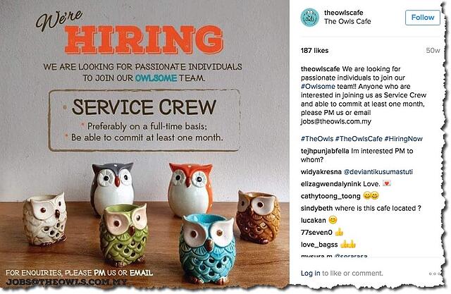 Visual Job postings