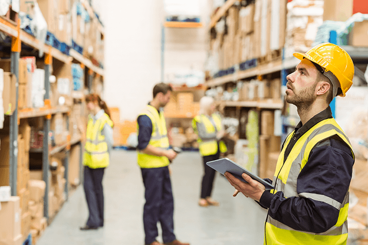 Warehouse workers