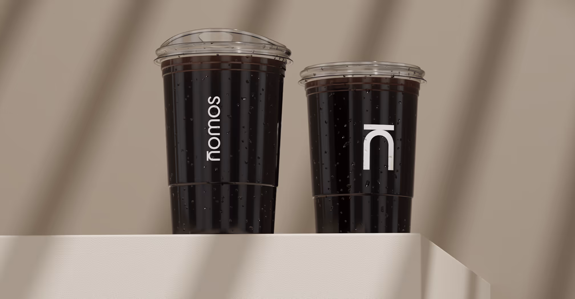 3D Product images of the Nomos coffee shop coffee cup in Amsterdam