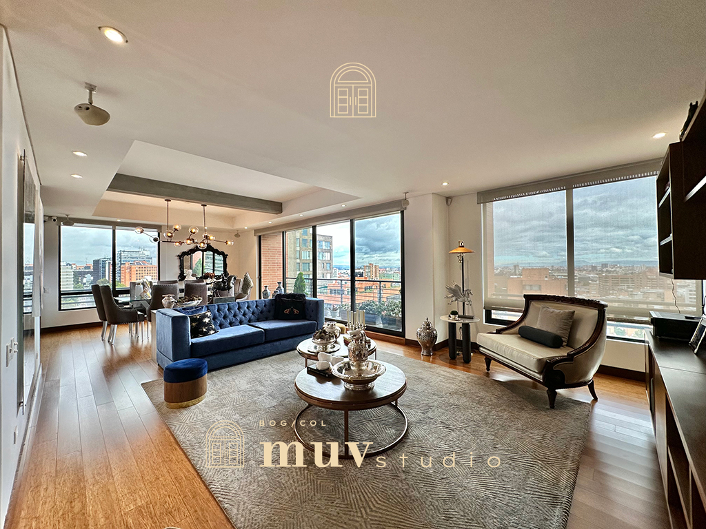 Espectacular y amplio apartamento con vista divina Bogota en arriendo en Rosales.